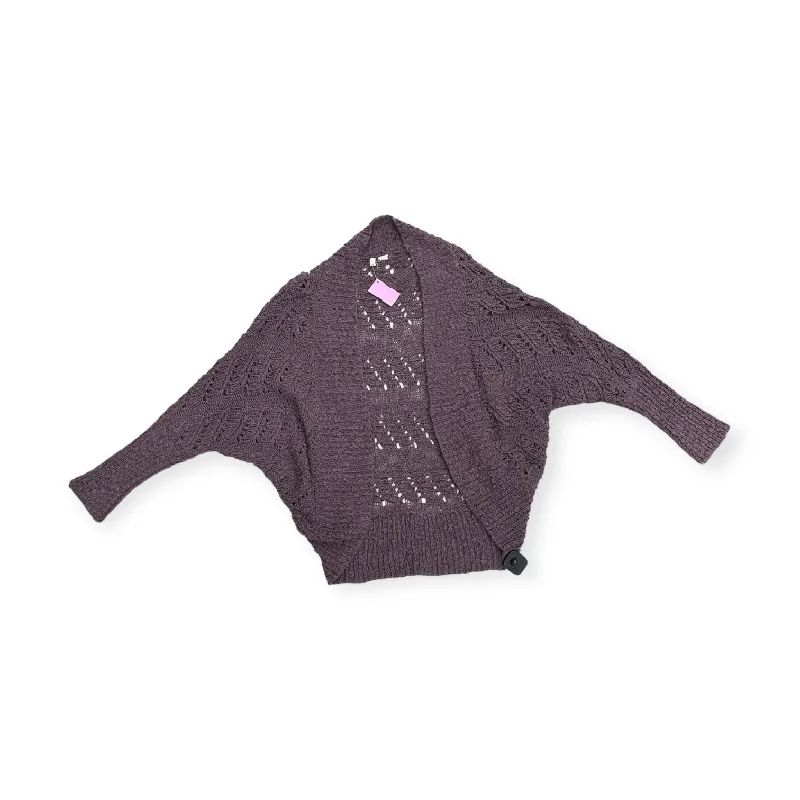 Steals and Deals Purple Cardigan Moth, Size Xs