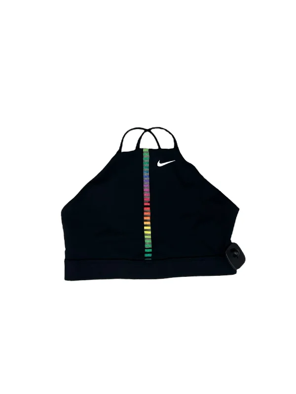 Doorbuster Deal Rainbow Print Athletic Bra Nike Apparel, Size S