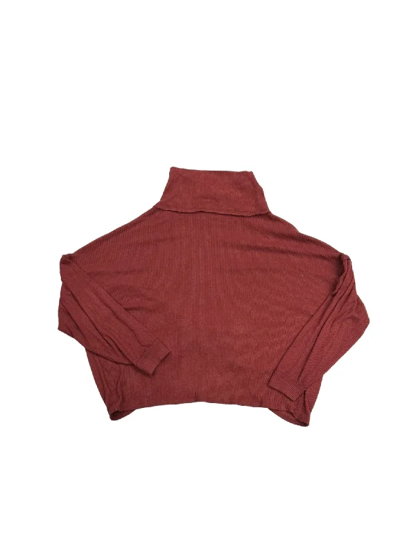 Major Savings Red Top Long Sleeve Bke, Size S