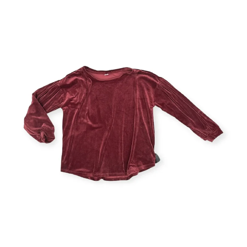 Blowout Deals Red Top Long Sleeve Old Navy, Size M