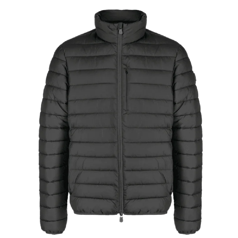 Reduced Prices Save The Duck Men Erion Black Quilted Puffer Coat Jacket