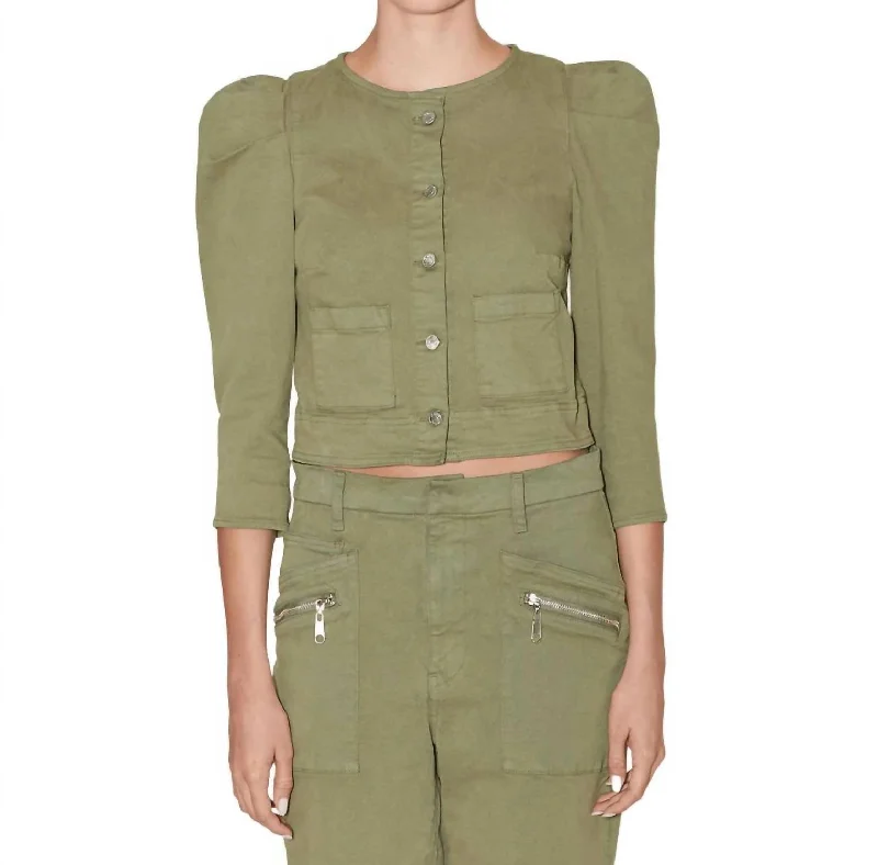 Online Only Sienna Jacket In Military