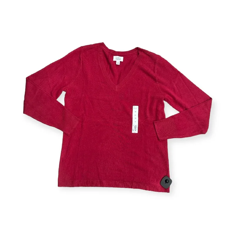Amazing Deals Sweater By Croft And Barrow In Pink, Size: M