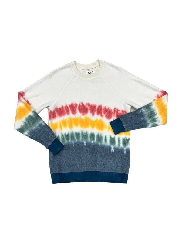 Price Drop Alert Sweater By FEAT In Rainbow Print, Size: S