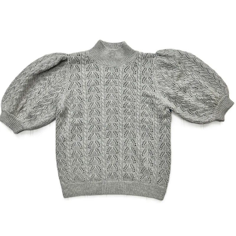 Price Reduction Sweater Short Sleeve By Elie Tahari In Grey, Size: S