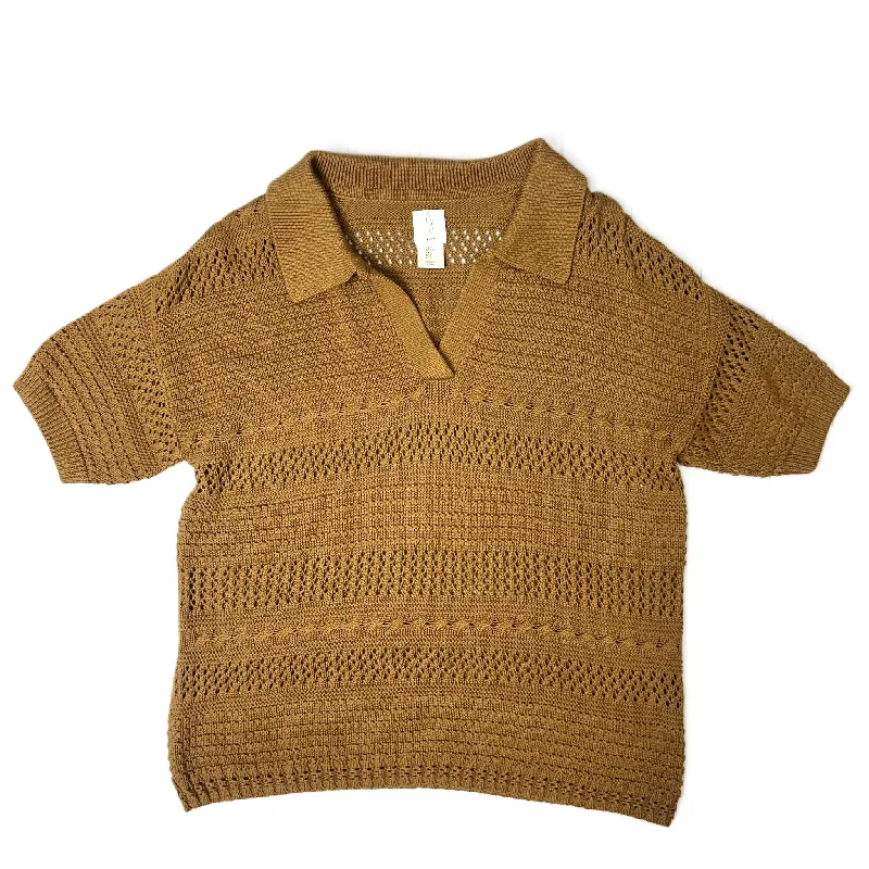 Weekend Special Sweater Short Sleeve By Joie In Brown, Size: L