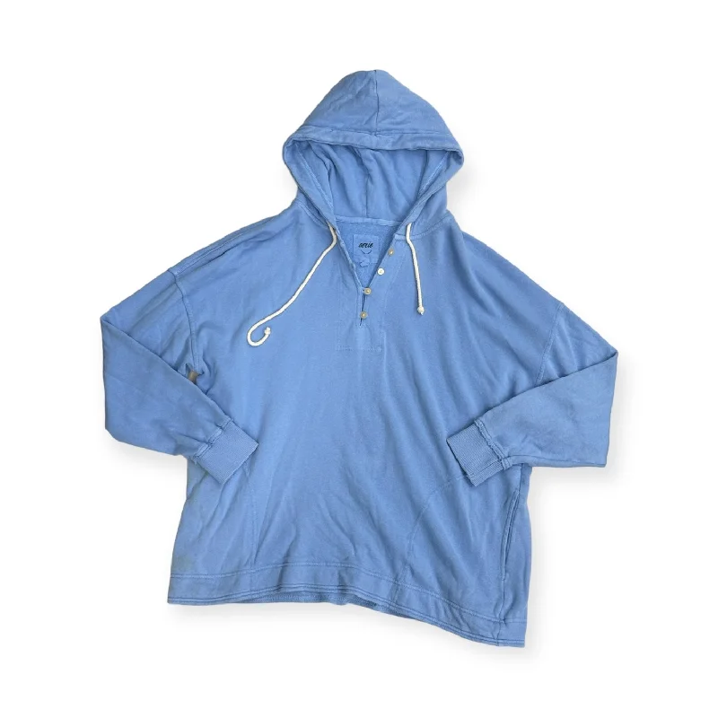 Loyalty Reward Sweatshirt Hoodie By Aerie In Blue, Size: S