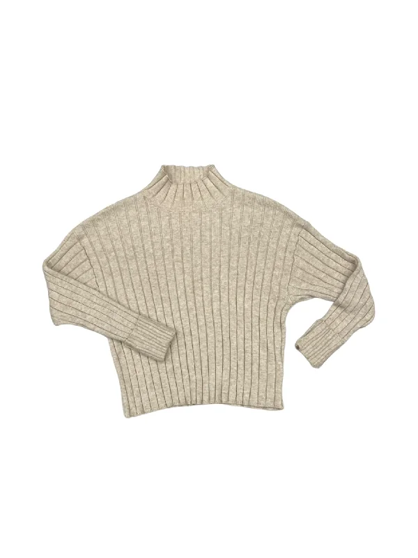 Fantastic Offers Tan Sweater Poof, Size L