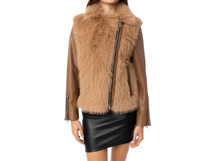 Special Discount Teddy Jacket In Brown