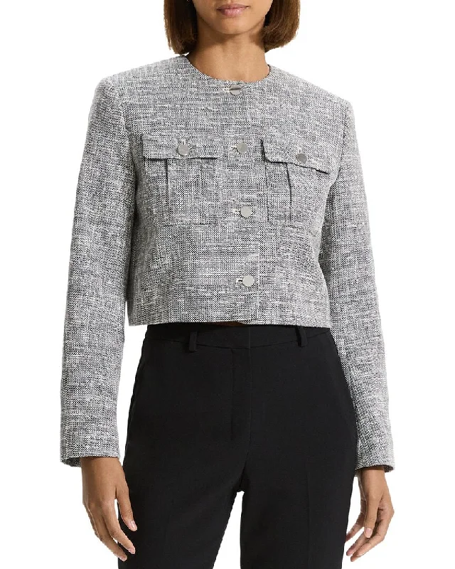 Fantastic Deals Theory Tweed Jacket
