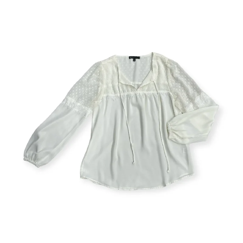 Friends and Family Sale Top Long Sleeve By Gibson In Cream, Size: Xs