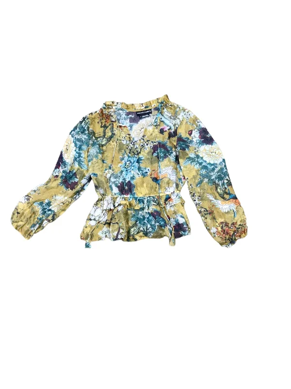 Discount Mania Top Long Sleeve By HEMANT AND NANDITA Size: S