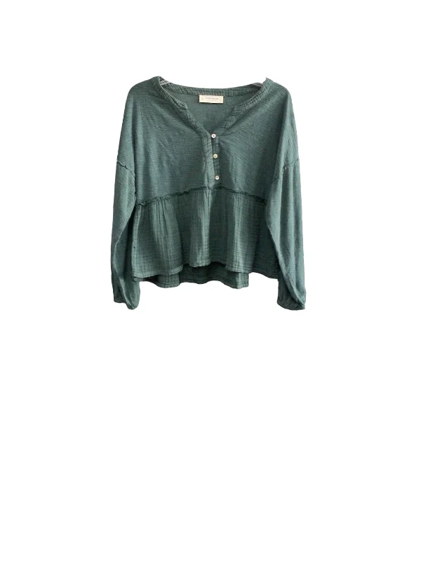 Discount Extravaganza Top Long Sleeve By Lucky Brand  Size: S