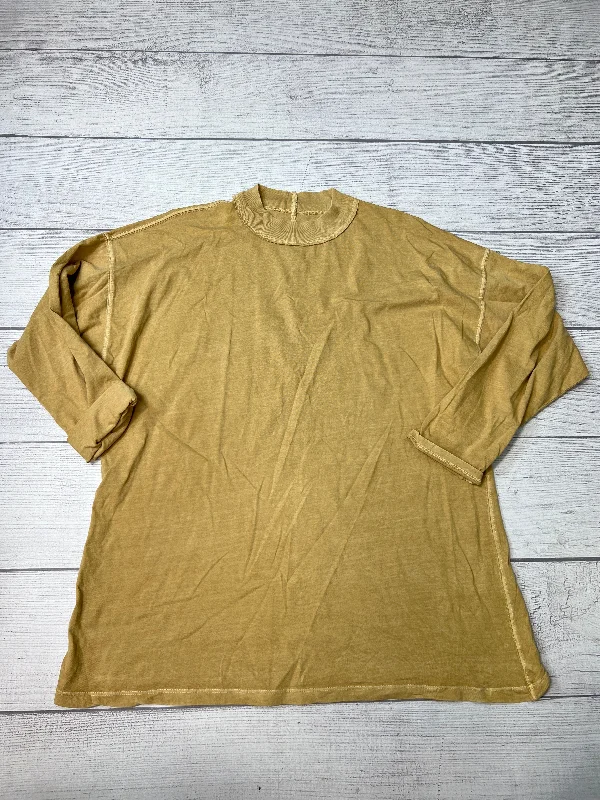 Quick Sale Top Long Sleeve By We The Free In Olive, Size: S