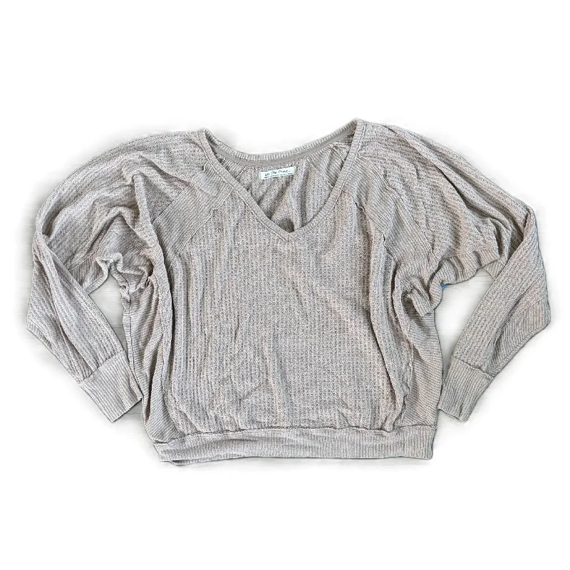 Deal Explosion Top Long Sleeve By We The Free In Tan, Size: M