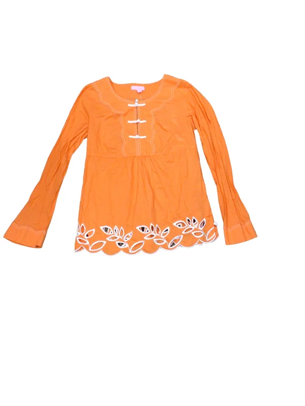 Hurry In Top Long Sleeve Designer By Lilly Pulitzer  Size: S