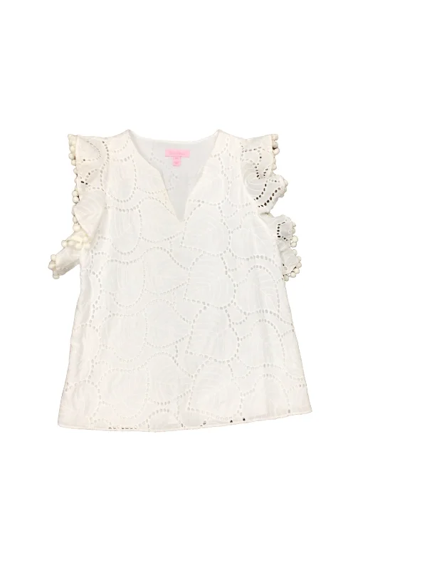Limited Availability Top Short Sleeve Designer By Lilly Pulitzer  Size: Xxs