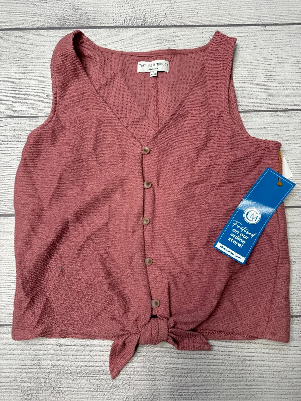 Deal Frenzy Top Sleeveless By Madewell In Pink, Size: S