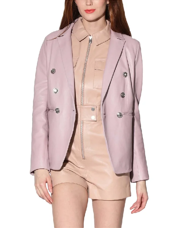 Quick Sale Walter Baker Marley Leather Blazer