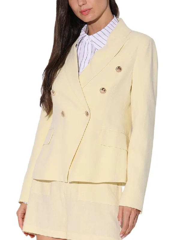 Instant Discount Walter Baker Phelps Linen-Blend Blazer