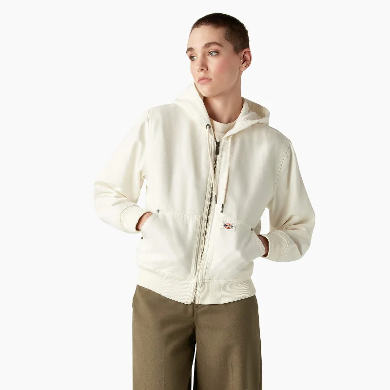 Amazing Deals Women’s Duck Canvas Fleece Lined Jacket