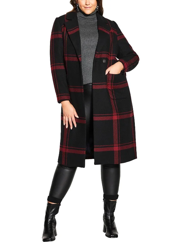 Online Only Womens Belted Heavy Long Coat
