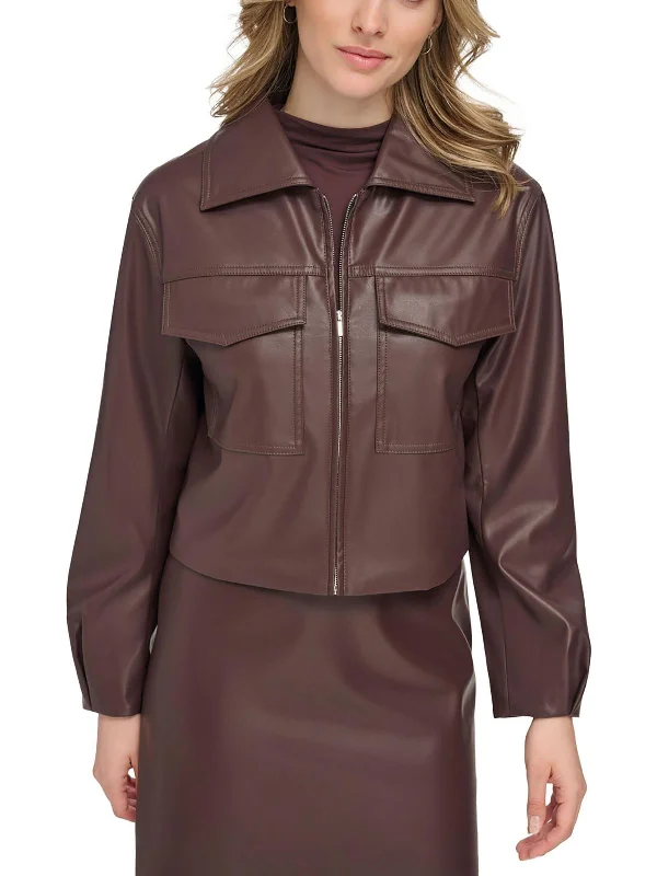 The Best Prices Womens Lightweight Short Leather Jacket