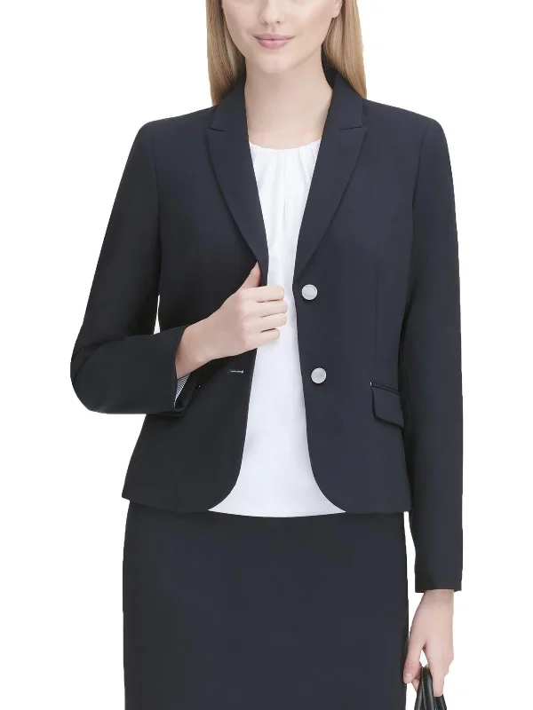 Buy More, Save More Womens Lined Long Sleeves Two-Button Blazer