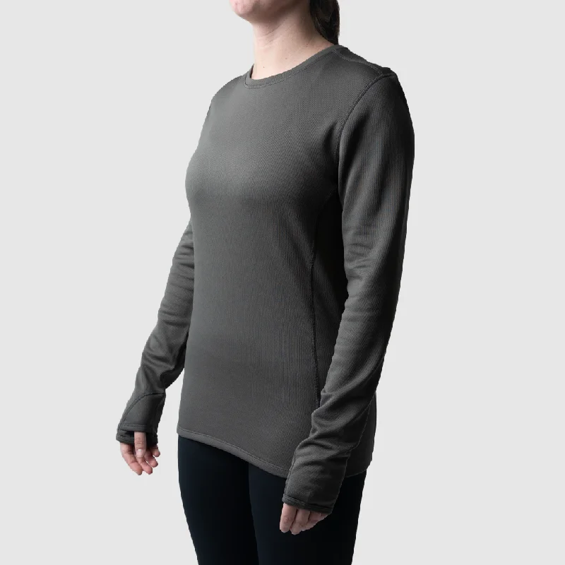 Daily Specials Women's Ridgeline Heavy Base Layer Top (Wolf Grey)