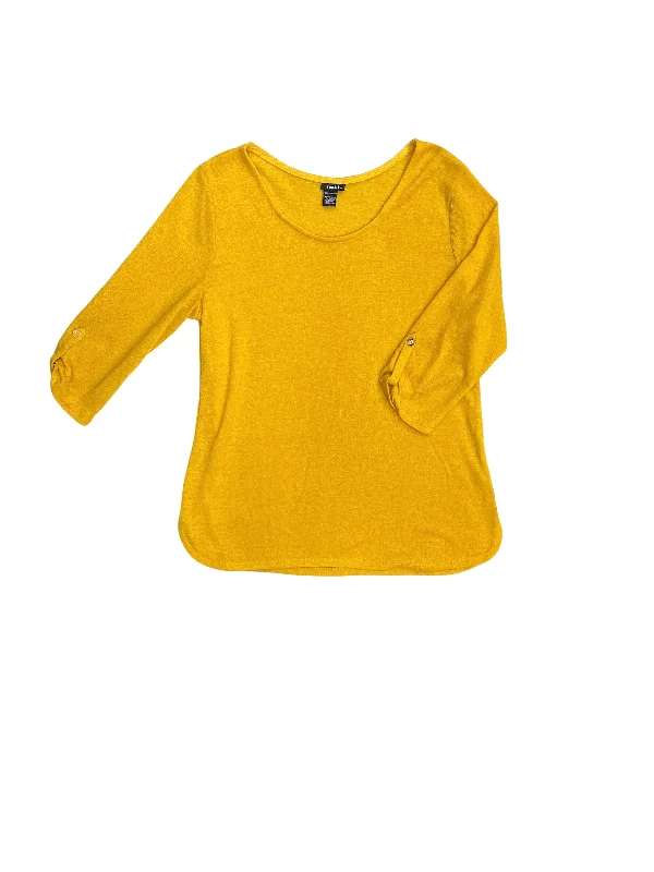 Customer Appreciation Sale Yellow Top 3/4 Sleeve Rue 21, Size Xl