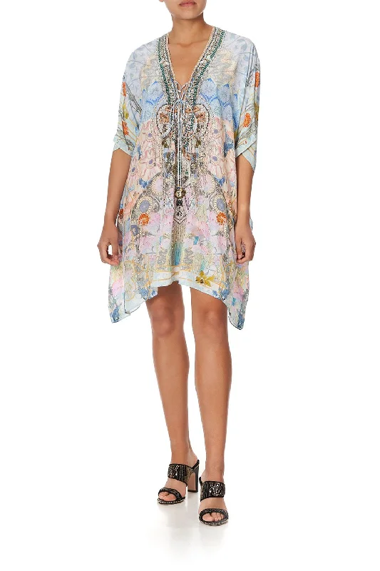One-DAY Sale SHORT LACE UP KAFTAN MORRIS MUSE