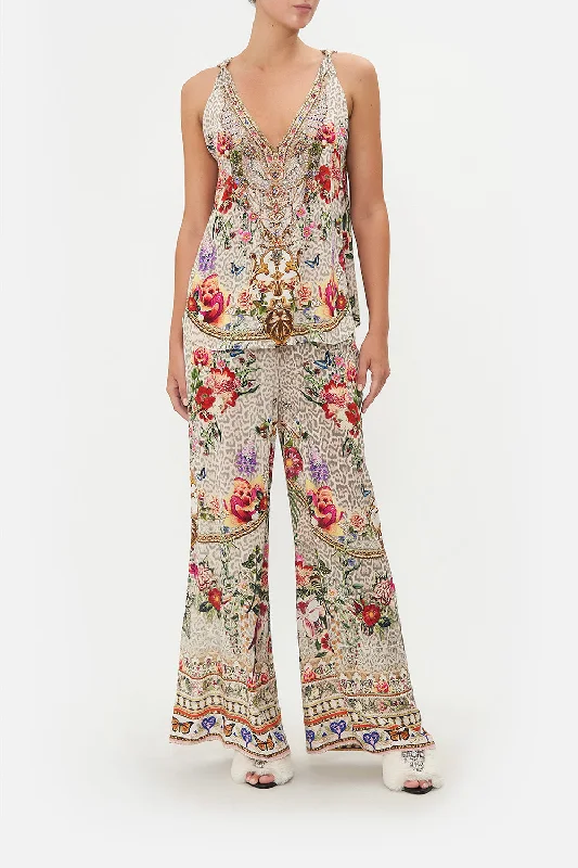 Loyalty Reward TANK TOP WITH STRAP BEAD DETAIL LEOS BOUQUET