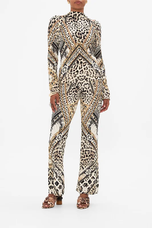 New Markdowns CUT OUT SHOULDER KNIT TOP MOSAIC MUSE