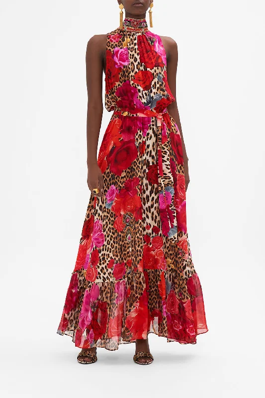 Bargain Prices NECKTIE DRESS WITH ELASTICATED WAIST HEART LIKE A WILDFLOWER