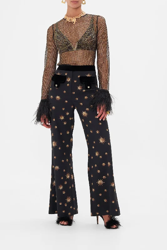 Price Meltdown FLARED PANT WITH POCKETS SOUL OF A STAR GAZER