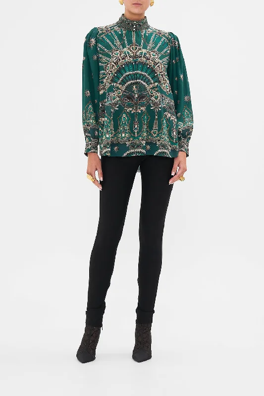 Deal Frenzy DROP SLEEVE SWING BLOUSE A VENICE VEIL