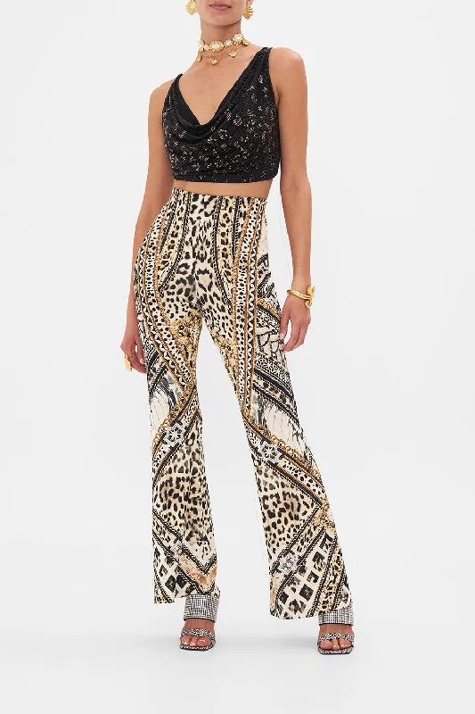 Price Reduction JERSEY FLARE PANT MOSAIC MUSE