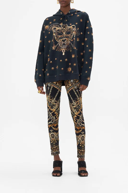 Instant Discount HOODY WITH POCKETS MASKED AT MOONLIGHT
