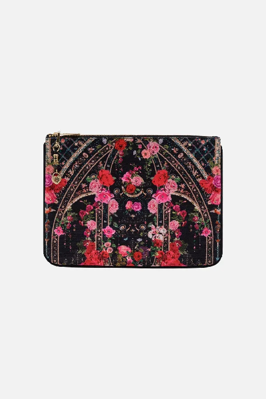 Super Sale SMALL CANVAS CLUTCH RESERVATION FOR LOVE