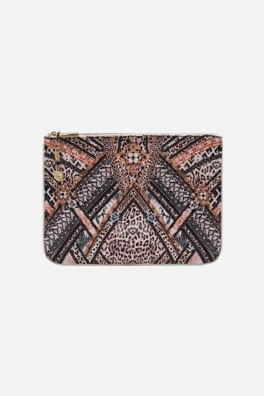 Sale Event SMALL CANVAS CLUTCH MOSAIC MUSE