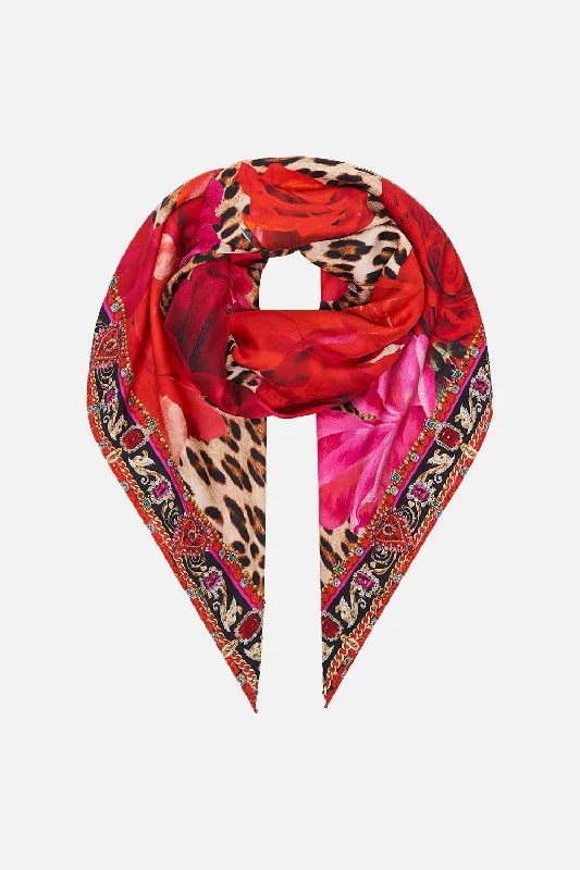 Online Specials LARGE SQUARE SCARF HEART LIKE A WILDFLOWER