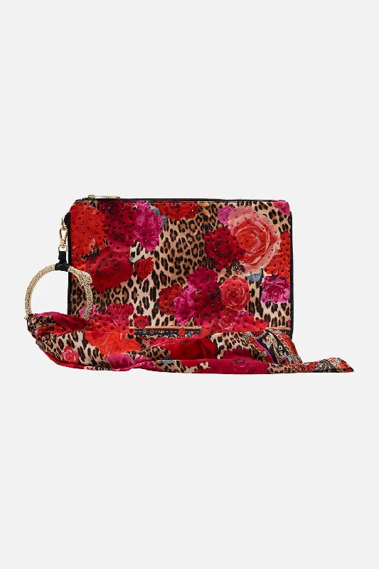 Price Drop RING SCARF CLUTCH HEART LIKE A WILDFLOWER