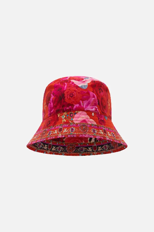 Quick Sale KIDS REVERSIBLE BUCKET HAT ITALIAN ROSA