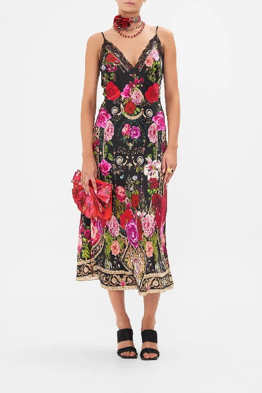 YEAR-End Sale V NECK BIAS SLIP WITH LACE RESERVATION FOR LOVE