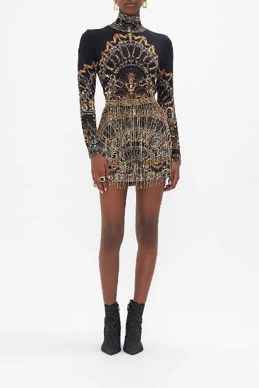 Massive Deals JERSEY TURTLENECK MASKED AT MOONLIGHT