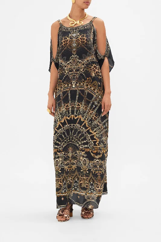 Crazy Deals SLIM KAFTAN WITH HARDWARE MASKED AT MOONLIGHT