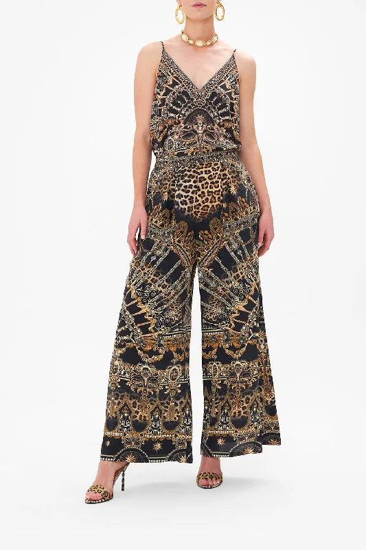 Best Bargains WIDE LEG TROUSER WITH FRONT POCKETS MASKED AT MOONLIGHT