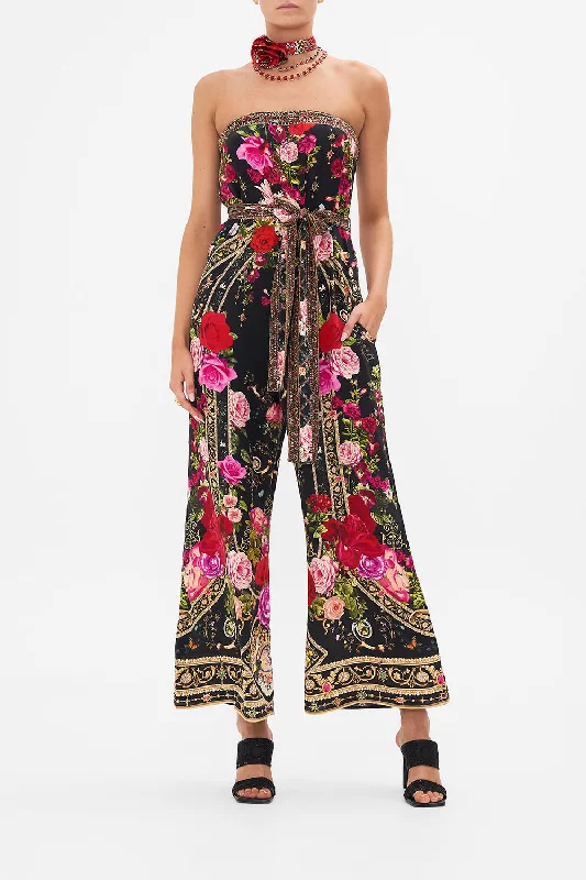 Price Slash TIE WAIST STRAPLESS JUMPSUIT RESERVATION FOR LOVE