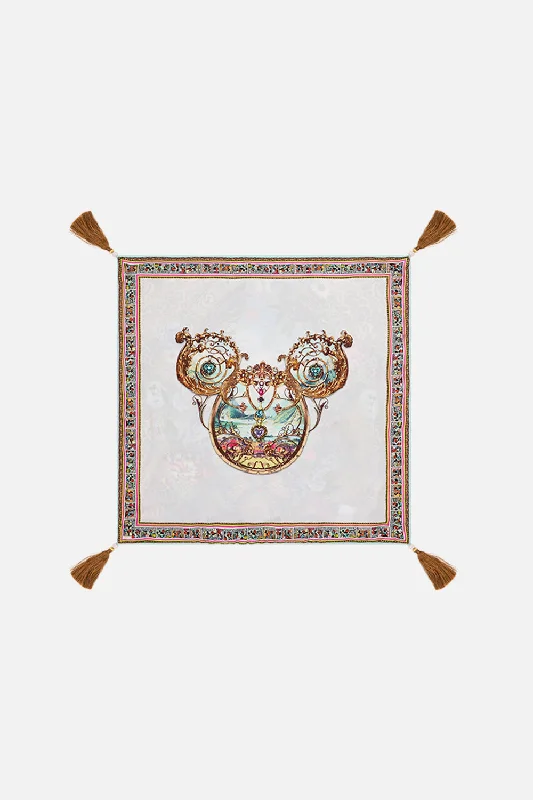 Exclusive Offers SMALL SQUARE CUSHION MICKEY TAKES A TRIP