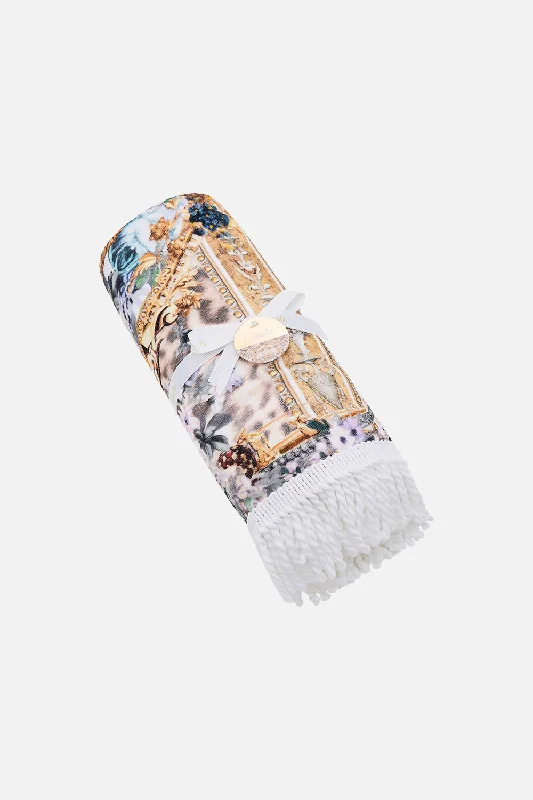 Act Now BEACH TOWEL WITH FRINGE PALAZZO PLAY DATE